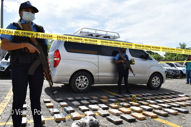 Incautan más de 100 kilos de Cocaína Policía Nacional de Nicaragua